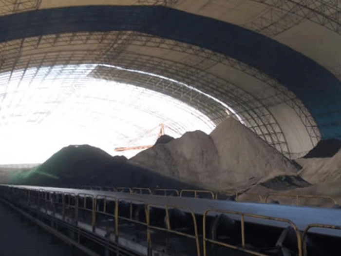 介休煤棚料仓网架